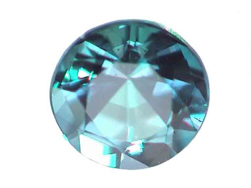 Alexandrite naturelle verte et violette, taille ronde